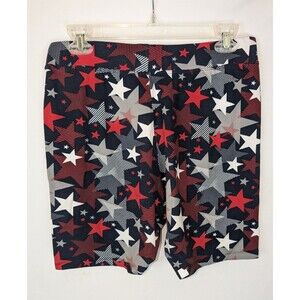 Red White Blue Stars Shorts Unisex New